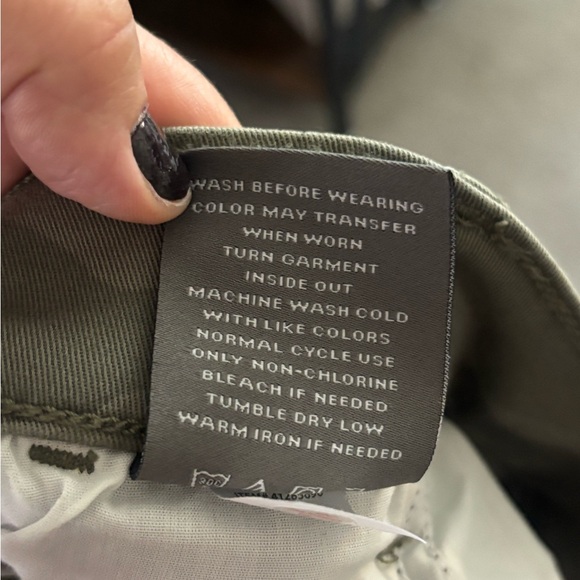 Torrid Weekend Boyfriend Stretch Twill Mid Rise Pant - Camo Cadet - Picture 5 of 12